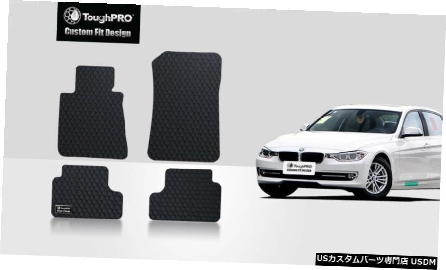 Floor Mat BMW3シリーズコンバーチブルオールウェザー2012-2019 ToughPRO Floor Mats Black For BMW 3 Series Convertible All Weather 2012-2019