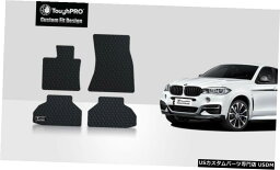 Floor Mat BMWX6オールウェザーカスタムフィット2015-2019 ToughPRO Floor Mats Black For BMW X6 All Weather Custom Fit 2015-2019