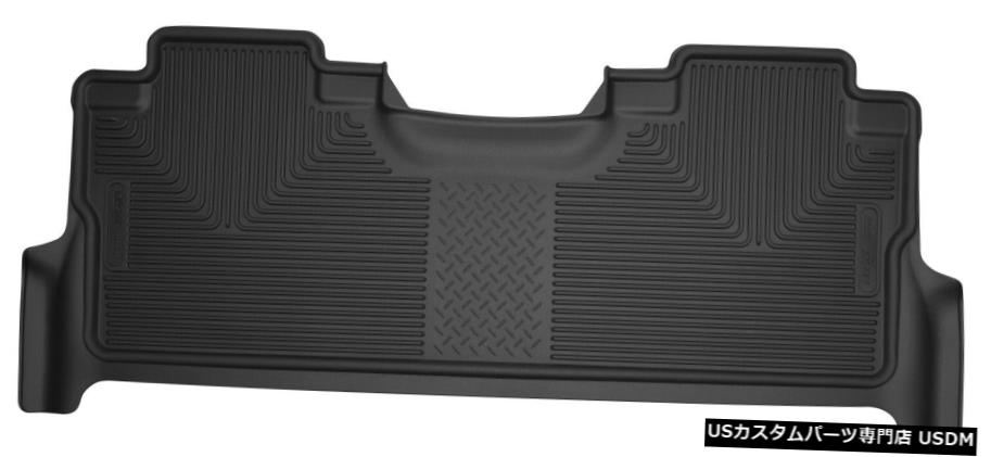 Floor Mat ハスキーX-Actコントゥアリアローフロアマットブラック2017-2020フォードF-250 / F350スーパ..