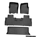 Floor Mat 2011-17エクスペディションナビゲーターの3列目ブラックの後ろのフロアマットとカーゴライナー Floor Mats And Cargo ...