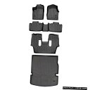 Floor Mat Smartlinerフロアマット3列カーゴライナー2列目の後ろ黒13-16デュランゴ Smartliner Floor Mats 3 Rows Cargo Liner Behind 2nd Row Black For 13-16 Durango(2)