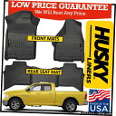 Floor Mat ハスキーライナーウェザービーターフロアマット2009-2019ダッジラムトラッククワッドキャブ Husky Liners Weatherbe...