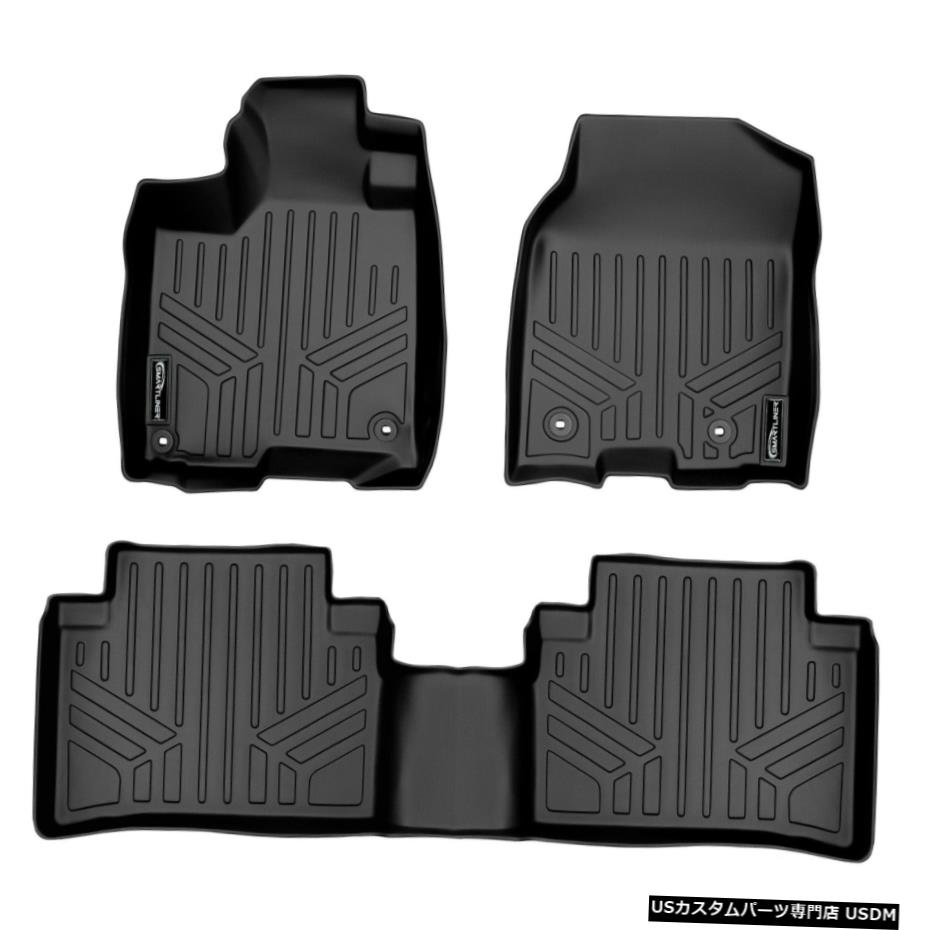 Floor Mat Smartlinerカスタムフィットフロアマットライナーセット2013-18アキュラRDX用ブラック Smartliner Custom Fit Floor Mats Liner Set Black for 2013-18 Acura RDX