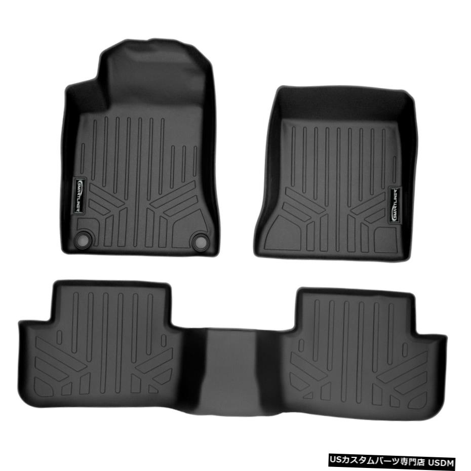 Floor Mat Smartlinerカスタムフィットフロアマットセット2014-20メルセデスベンツCLA / GLA Smartliner Custom Fit Floor Mats Set Black for 2014-20 Mercedes Benz CLA / GLA