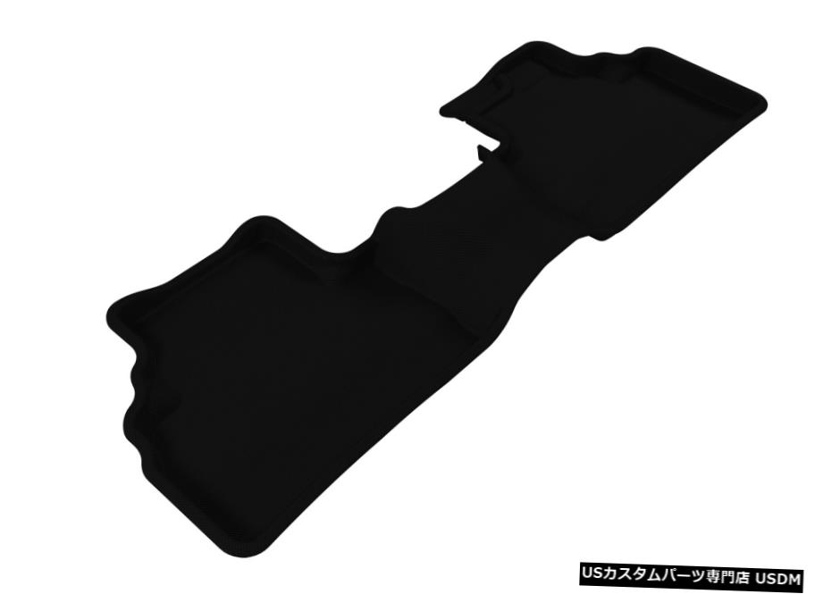 Floor Mat カグー全天候型カスタムフィットライナー2007-2012CX-7用ブラック2列目フロアマット Kagu All-Weather Custom Fit Liners Black 2nd Row Floor Mats for 2007-2012 CX-7