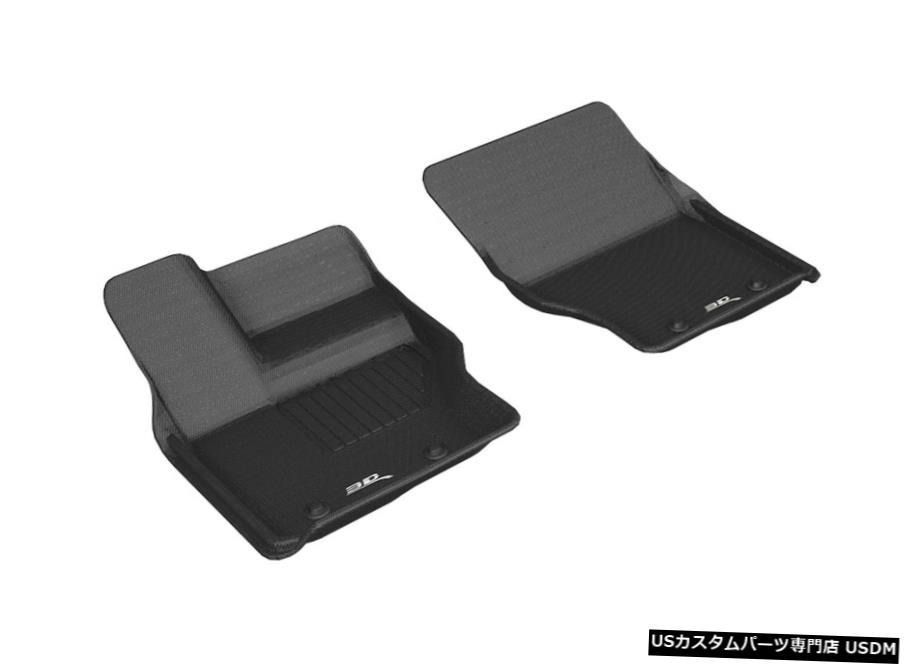 Floor Mat カグー全天候型カスタムフィットライナーブラック1列目フロアマットL1LR02411509 Kagu All-Weather Custom Fit Liners Black 1st Row Floor Mats L1LR02411509