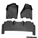 Floor Mat MaxlinertA}bgCi[ubN2010-20122500/3500KLu Maxliner Floor Mats Liners Black For 2010-2012 Ram 2500/3500 Mega Cab