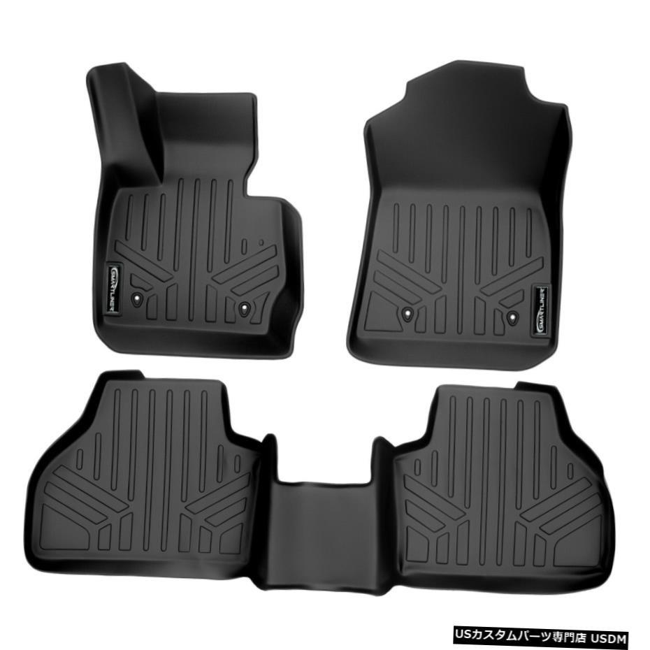 Floor Mat Smartlinerカスタムフィットフロアマットライナーセット2011-17BMW X3用ブラック Smartliner Custom Fit Floor Mats Liner Set Black for 2011-17 BMW X3