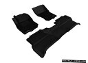 Floor Mat カグー全天候型カスタムフィットライナーブラック1列目および2列目フロアマットL1NS06101509 Kagu All-Weather Custom Fit Liners Black 1st And 2nd Row Floor Mats L1NS06101509(2)