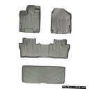 Floor Mat MaxLiner 1st 2nd / Cargo Behind 2nd Row Floor Mat Set Grey for 16-21 H...