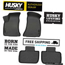 Floor Mat ハスキーライナーWeatherBeaterフロアマットは11-19クライスラー300RWDチャージャーRWDに適合 Husky Liners...