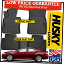 Floor Mat ハスキーライナーウェザービーターフロアマットBLACKフィット2018-2020トヨタカムリBLACK Husky Liners Weatherbeater Floor Mats BLACK fit 2018-2020 Toyota Camry BLACK(2)