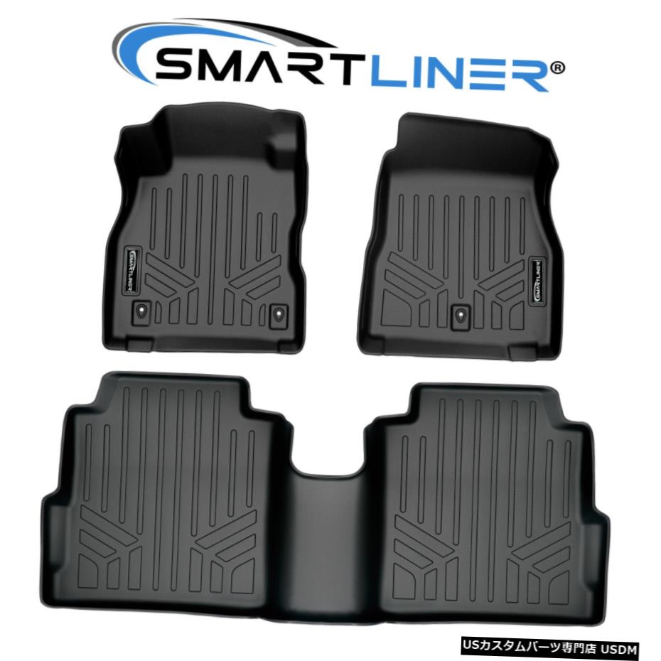 Floor Mat 2018-2020日産キックス用SMARTLINERカスタムフィットフロアマットセット SMARTLINER Custom Fit Floor Mat Set For 2018-2020 Nissan Kicks