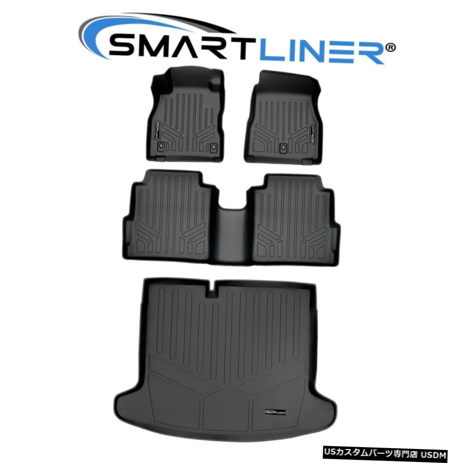 Floor Mat SMARTLINERカスタムフィットフロアマットカーゴライナーセット2018-2020日産キックス SMARTLINER Custom Fit Floor Mats Cargo Liner Set for 2018-2020 Nissan Kicks