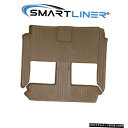 Floor Mat SMARTLINER 2nd / 3rd Row Tan Floor Mat for 2008-2020 Town&Country / Gr...