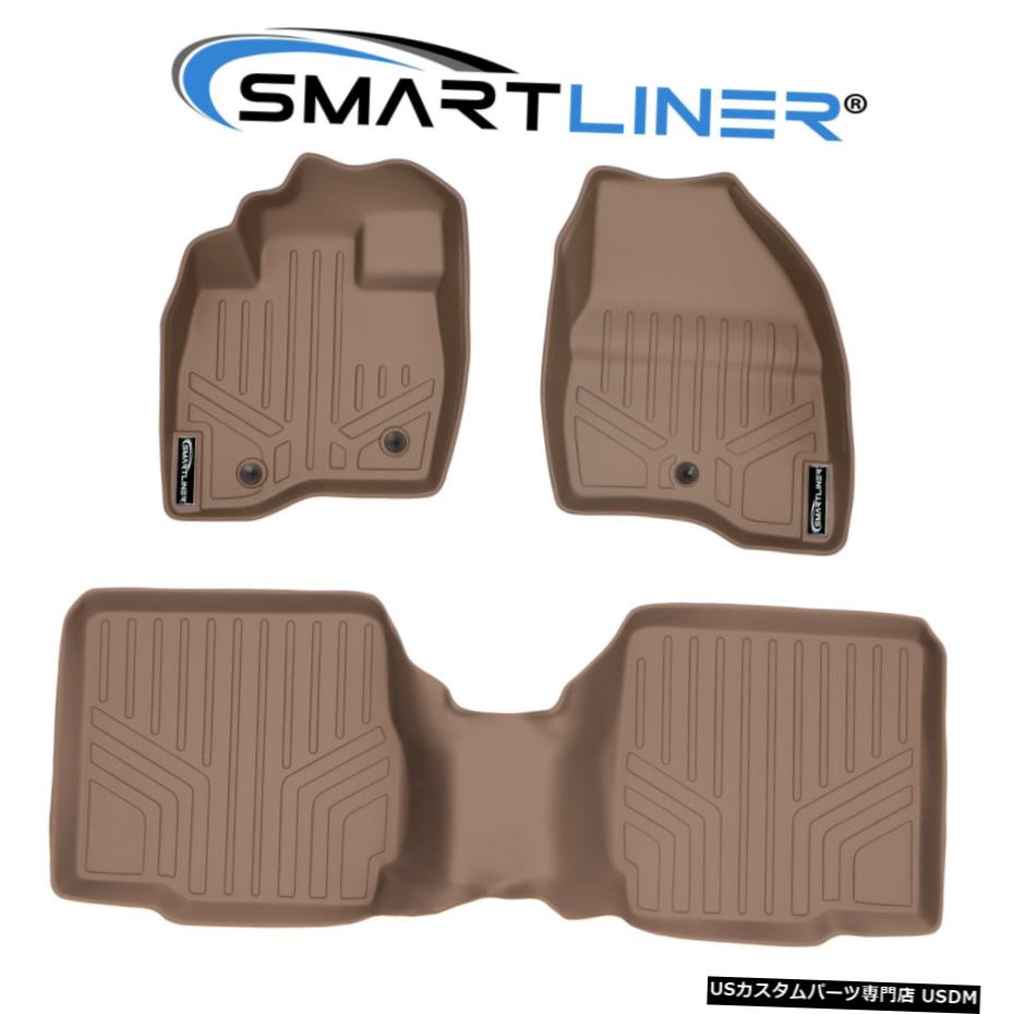 Floor Mat 17-19フォードエクスプローラー用SMARTLINERフロアマット（2列目にセンターコンソール付き） SMARTLINER Floor Mats For 17-19 Ford Explorer (W/ Center Console on 2nd Row)