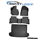 Floor Mat SMARTLINER全天候型フロアマットセットとツーソン2016-2018用カーゴライナーブラック SMARTLINER All Weath...