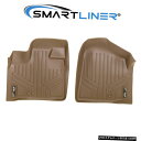 Floor Mat SMARTLINER 1列目タンフロアマット2008-2020タウン&カントリー/グランドキャラバン SMARTLINER 1st Row ...