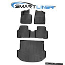 Floor Mat SMARTLINERフロアマットとカーゴライナーセットブラック13-18サンタフェW / O 3列目 SMARTLINER Floor Ma...