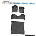 Floor Mat SMARTLINERフロアマットセット(2列)とカーゴライナーブラック2012-2021セコイア SMARTLINER Floor Mats...