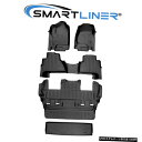 Floor Mat 全天候型フロアマットセット(3列)とエスカレード用カーゴライナーバンドル(ブラック) All Weather Floor Mats Set ...