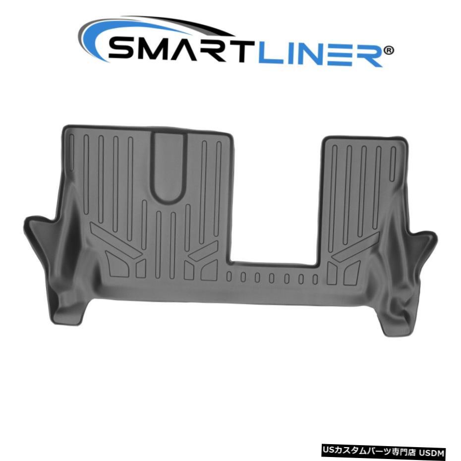 Floor Mat SMARTLINER٥դ2020ǥåXT63ܥ졼եޥåȥ饤ʡ SMARTLINER 3rd Row Grey Floor Mat Liners for 2020 Cadillac XT6 With Bench Seats