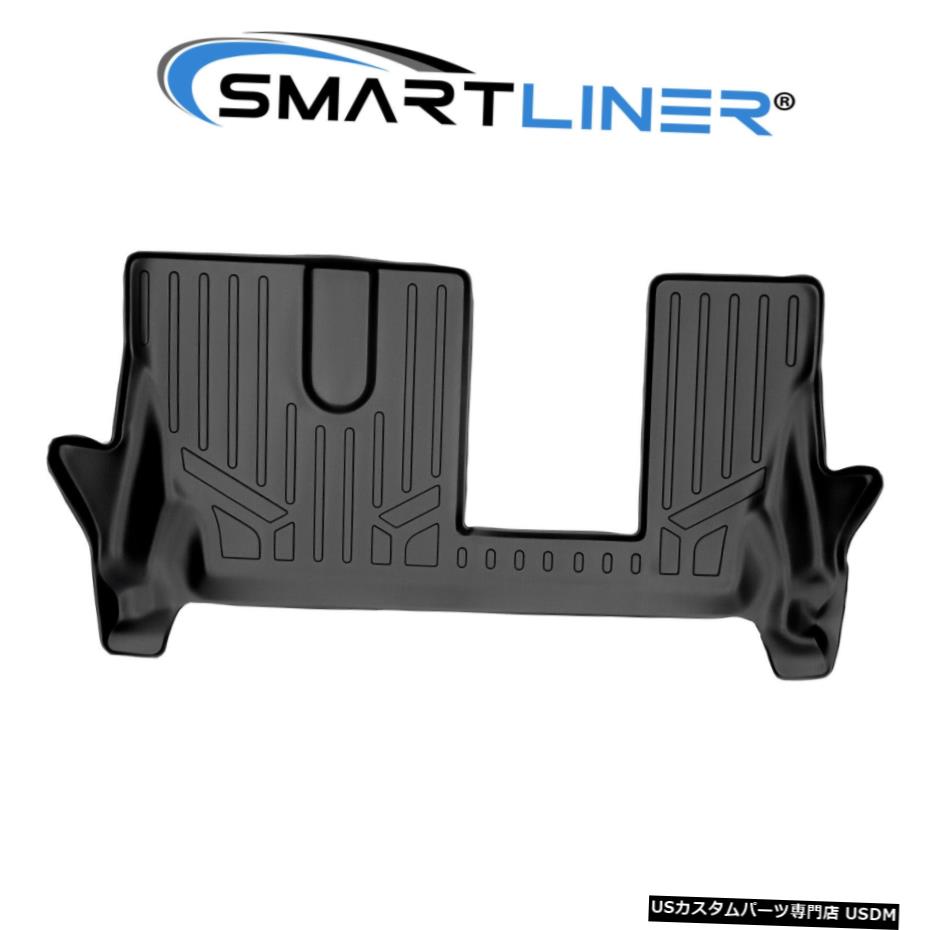 Floor Mat SMARTLINER٥դ2020ǥåXT63ܥ֥åեޥåȥ饤ʡ SMARTLINER 3rd Row Black Floor Mat Liners for 2020 Cadillac XT6 With Bench Seats