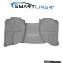 Floor Mat シルバラード/シエラエクステンデッドキャブ用SMARTLINERカスタムグレー2列目フロアマット SMARTLINER Custom Gre...