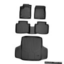 Floor Mat Maxlinerフロアマットとカーゴライナーブラックセット2018-2021ホンダアコード Maxliner Floor Mats And ...