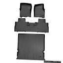 Floor Mat 11-17エクスペディションナビゲーター用の2列目ブラックの後ろのフロアマットとカーゴライナー Floor Mats And Cargo L...