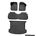 Floor Mat Maxlinerカスタムフロアマットとカーゴライナーセットブラック2017-20キャデラックXT5 Maxliner Custom Floo...
