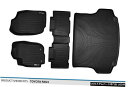 Floor Mat MaxLiner All Weather 1st 2nd / Cargo Floor Mat Set Black for 2013-18 T...
