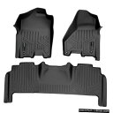 Floor Mat Maxlinerフロアマットライナーブラック2012-2018ラム2500/3500メガキャブ Maxliner Floor Mats Liners Black For 2012-2018 Ram 2500/3500 Mega Cab