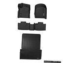 Floor Mat 2016-2021デュランゴの2列目ブラックの後ろにあるMaxlinerフロアマットとカーゴライナー Maxliner Floor Mats...