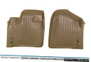 Floor Mat MAXFLOORMATフロント1列フロアライナーマットタン2008-20ダッジグランドキャラバン MAXFLOORMAT Front 1st...