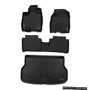 Floor Mat MaxLiner 1st 2nd / Cargo Floor Mats Black for 13-18 Acura RDX W / 4-Wa...
