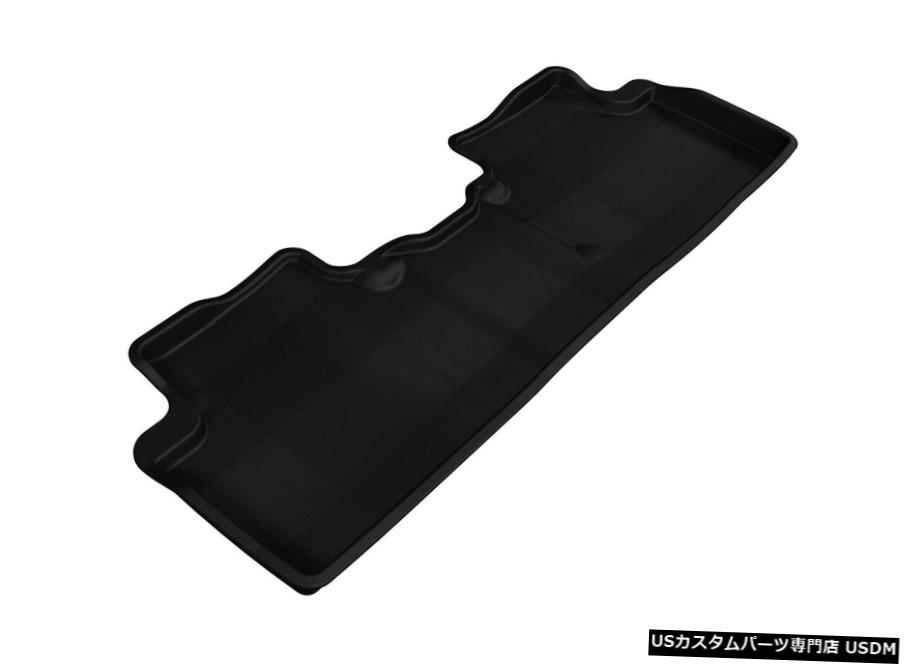 Floor Mat カグー全天候型ライナーブラック2列目フロアマット2012-2015シビックセダン Kagu All-Weather Liners Black 2nd Row Floor Mats for 2012-2015 Civic Sedan