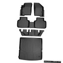 Floor Mat Maxlinerフロアマットと2列目の後ろのカーゴライナーブラックジャーニー2012-2020 Maxliner Floor Mats An...