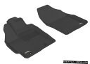 Floor Mat カグー全天候型カスタムフィットライナーブラック1列目フロアマットL1TY09211509 Kagu All-Weather Custom Fit Liners Black 1st Row Floor Mats L1TY09211509(2)