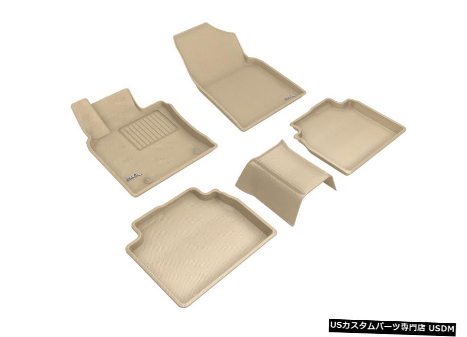 Floor Mat カグーライナータン1列目と2列目フロアマット2019-20アバロンXSE / XLE /限定 Kagu Liners Tan 1st And 2nd Row Floor Mats for 2019-20 Avalon XSE/XLE/Limited
