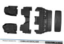 Floor Mat MAXFLOORMAT 1st / 2nd / 3rd / Cargo Floor Liner Mats Blk for 15-20 Cad...