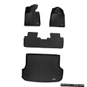 Floor Mat MaxLiner All Weather 1st 2nd / Cargo Floor Mats Black for 16-20 Lexus ...