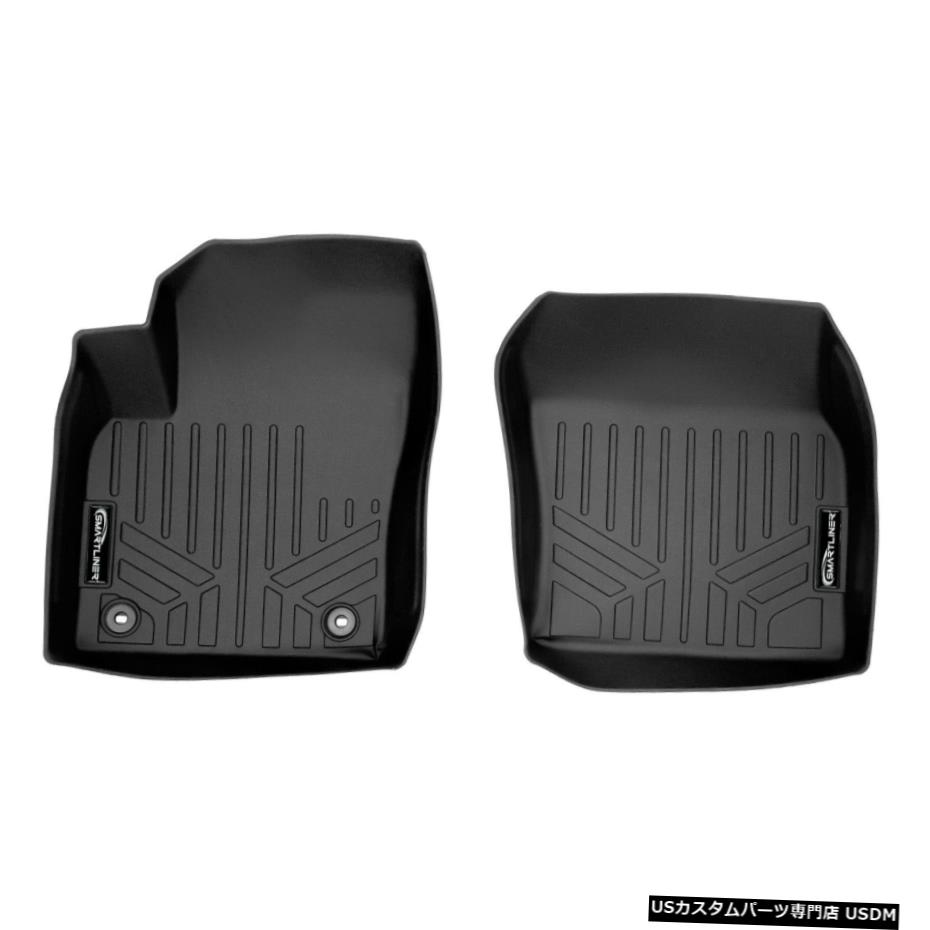 Floor Mat Smartlinerフロアマットライナーブラック2018-2021トヨタC-HR1列目セット Smartliner Floor Mats Liners Black For 2018-2021 Toyota C-HR First Row Set