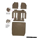 Floor Mat バケットシート付き2008エンクレーブ用スマートライナーフロアマットとカーゴライナータン Smartliner Floor Mats And...