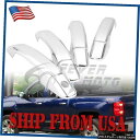 クロームメッキ USクロームドアハンドルカバーは14-17シボレーシルバラード/シエラユーコンXLFMに適合 US Chrome Door Handle Cov...