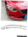 クロームメッキ 2 マツダ6M6 /アテンザ2013-2016 2 Chrome Front Head Light Eyebrow Cover Trim For Mazda 6 M6 / Atenza 2013-2016