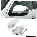 クロームメッキ 三菱モンテロ/パジェロスポーツ16-20用クロームサイドドアミラーカバートリム Chrome Side Door Mirror Cover Tr...