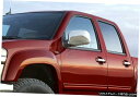 クロームメッキ 2004- 2012年GMCキャニオンクロームABSプラスチックサイドミラーカバーキャップ2PCS For 2004-2012 GMC Cany...