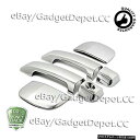 クロームメッキ 2007-2012 2013 2014 2015 TOYOTA TUNDRA拡張キャブクロームドアハンドルカバー For 2007-2012 2...