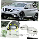 クロームメッキ 2009-2015年日産ムラーノABSプラスチッククローム両面ミラーカバーキャップトリム For 2009-2015 Nissan Murano...